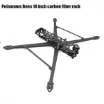 HOT Poisonous Bees 10inch Carbon Fiber Frame Suit X-Type Wheelbase 450mm Suitable for 3110 3112 3115 Motor 10inch Propeller FPV